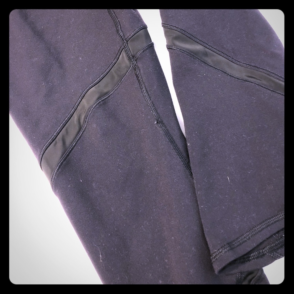 Lululemon Crops with Ribbon Detail